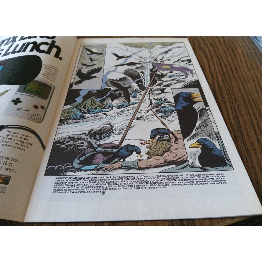 Advanced Dungeons & Dragons #24 December 1990 DC Comics